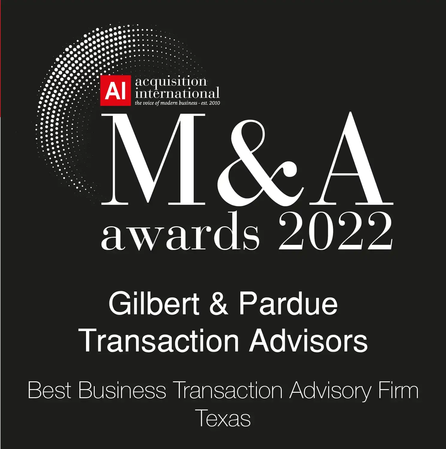 Photo of GaP 2022 Best Business Transaction Advisory Firm in Texas